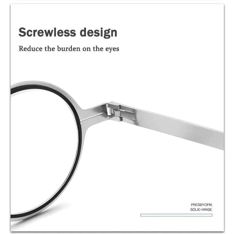 🔥Hot értékesítés 2022-re 🔥Ultralight titán összecsukható szemüveg csavarok nélkül