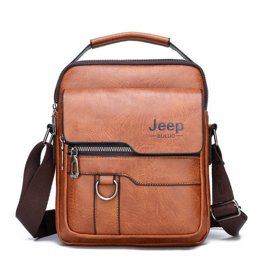 Kézzel készített - Jeep férfi vintage bőr Crossbody táska
