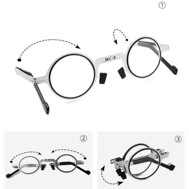 🔥Hot értékesítés 2022-re 🔥Ultralight titán összecsukható szemüveg csavarok nélkül