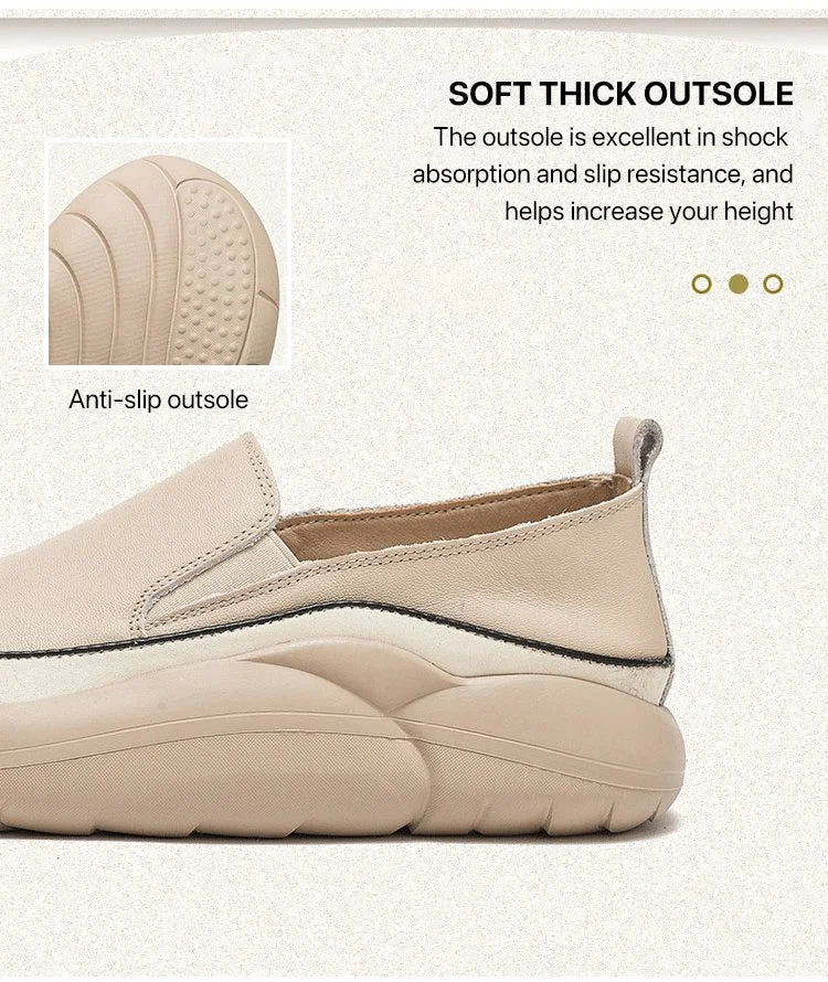 2022 Hot Sale vastag talpú alacsony kivágású bőr cipő